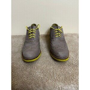 Cole Haan Beige & Yellow Brogue Oxfords Women's Shoes Size 6 B